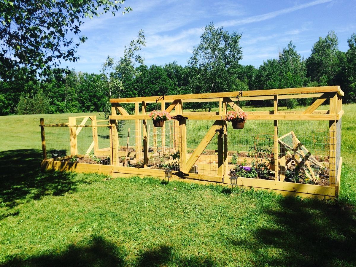 Ana White Raised Bed Garden Enclosure DIY Projects